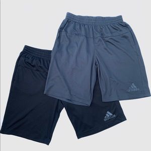 Black and Grey Adidas Shorts